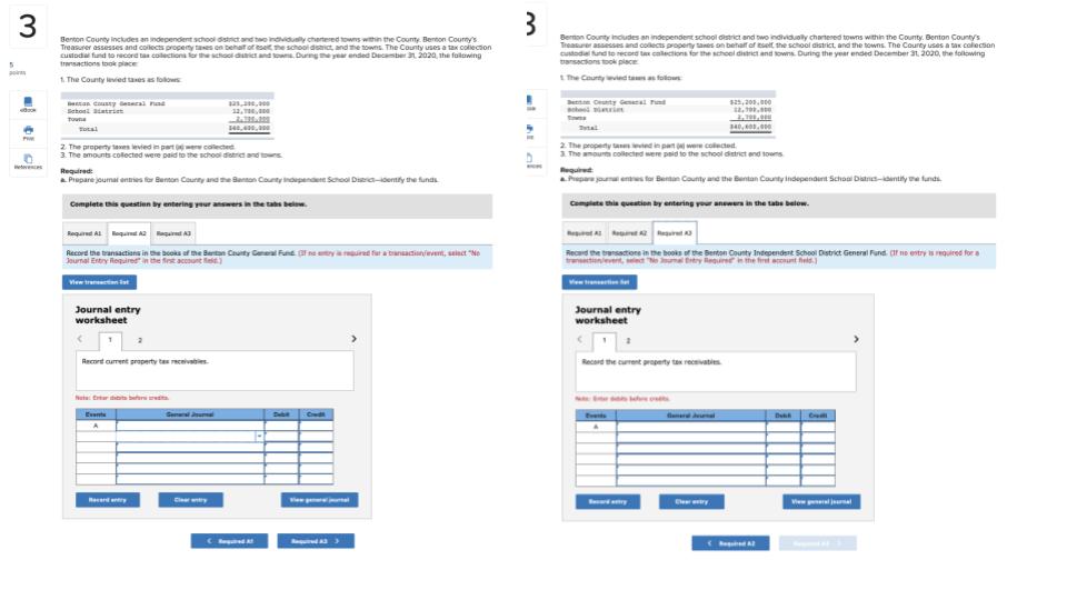  Benton County includes an independent school district and two individually chartered