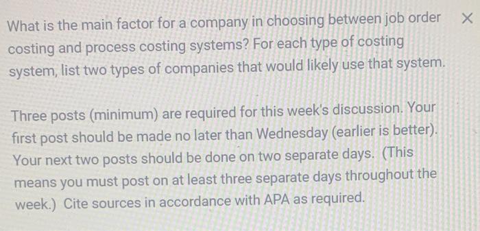 200 words please What is the main factor for a company in