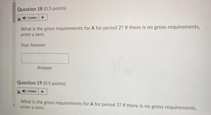 0 Lead Time: 2 Regardless of the values for X, Y, and,