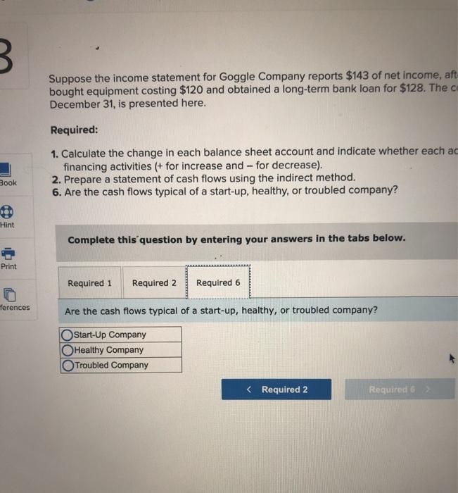 depreciation of $23. The company bought equipment costing $120 and obtained a