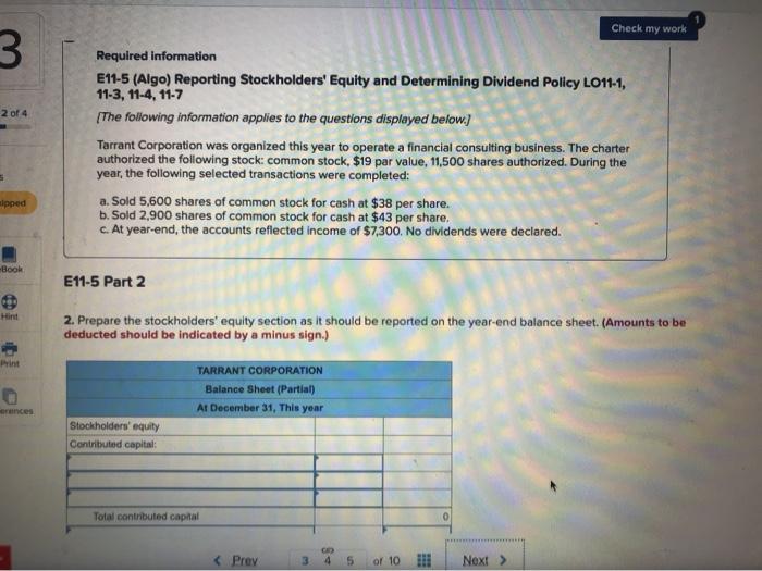 Determining Dividend Policy LO11-1, 11-3, 11-4, 11-7 (The following information applies to