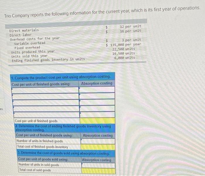 costing Beginning and ending inventories were 7400 units and 4,800 units, respectively.