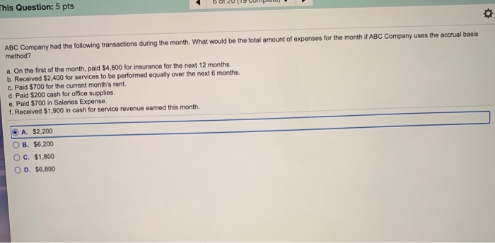  can someone help me with this question asap? This Question: 5