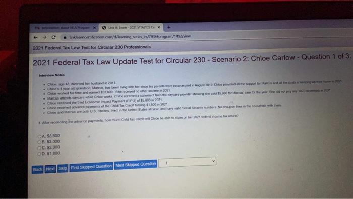  Link al 2001 VINTEX c linkdearcertification.com/d/morning series is program/1492/ 2021 Federal