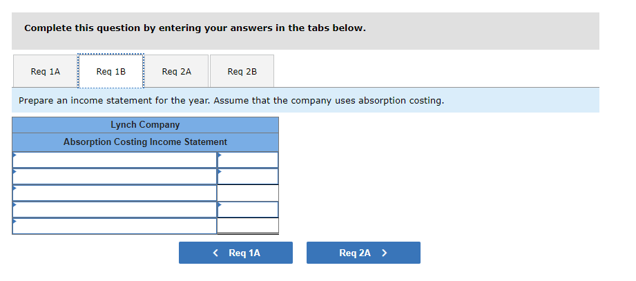 The following costs were incurred during the company's first year of operations: