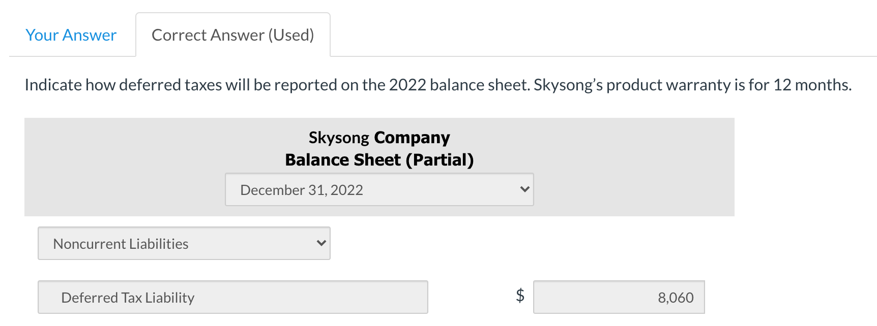 Excess warranty expense in financial income 20,900 10,300 8,000 Taxable income $868,400
