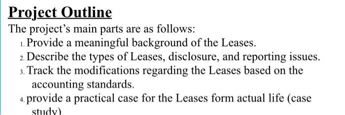 I need solution number 3 but in word form Project Outline The