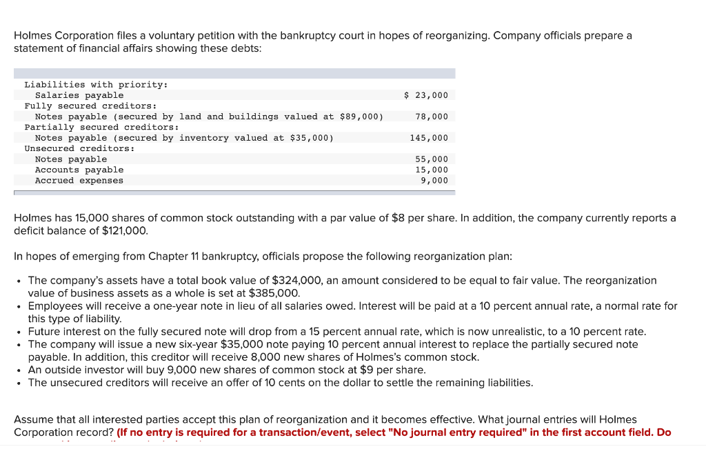  1.Record the entry to adjust asset values to fair value. 2.