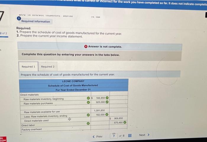work mode : This shows what is correct or incorrect for the