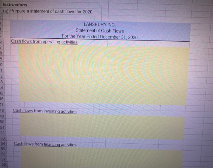 show calculations i need it for homework. ty Preparation of a Statement