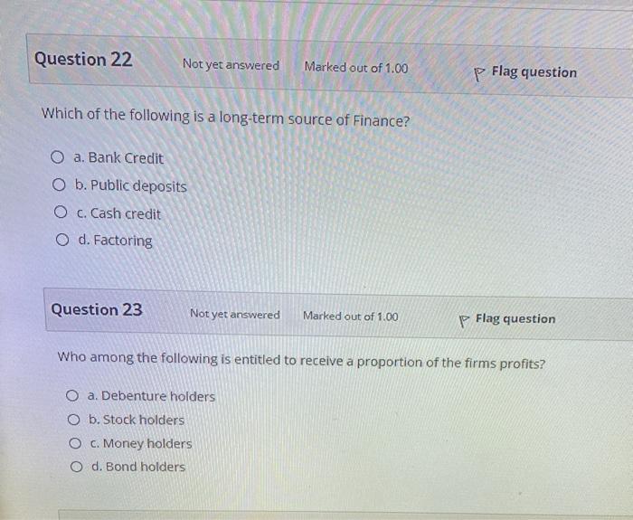  plz solve quickly i have final Question 22 Not yet answered