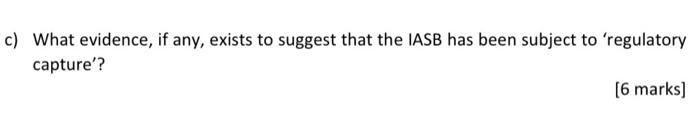  answer c part only. c) What evidence, if any, exists to