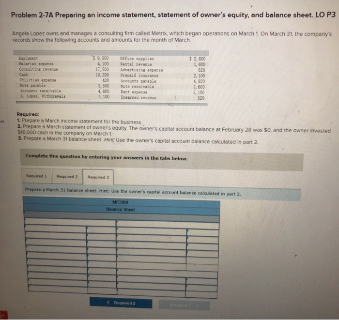 called Metrix, which began operations on March 1. On March 31, the