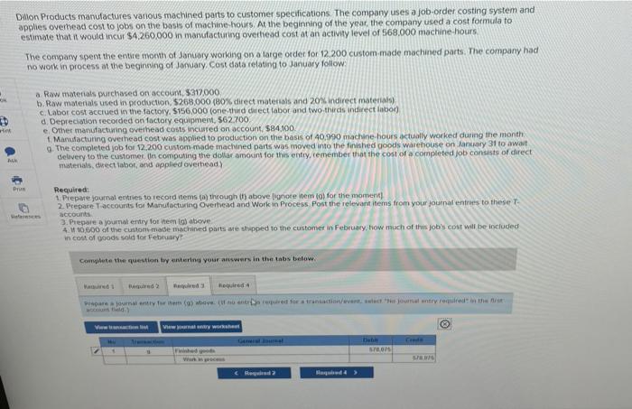 costing system and applies overhead cost to jobs on the basis of