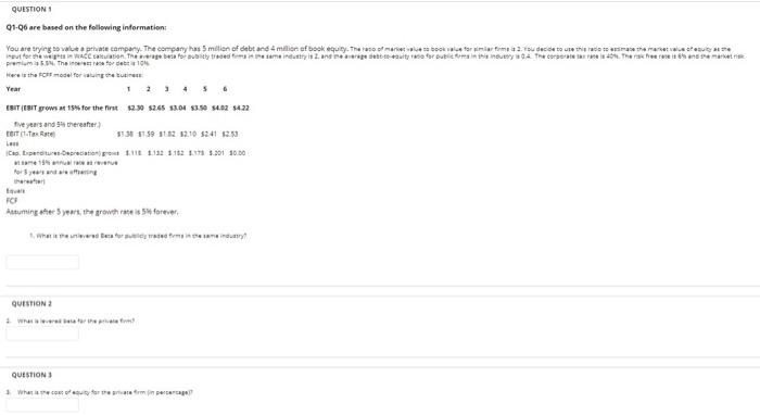 4 million of book equity. The ratio of market value to book