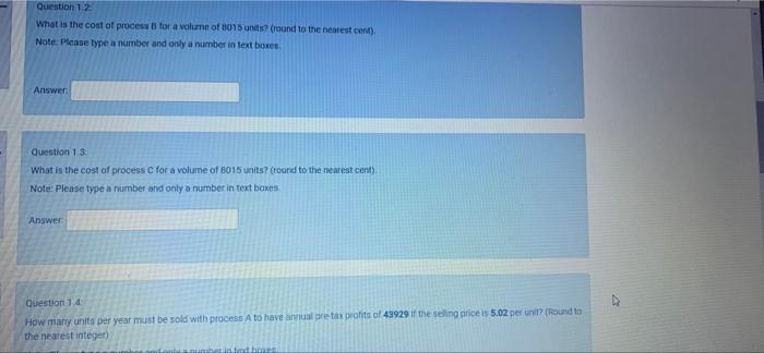 have the following cost structure: the selling price is 5.02 per unit