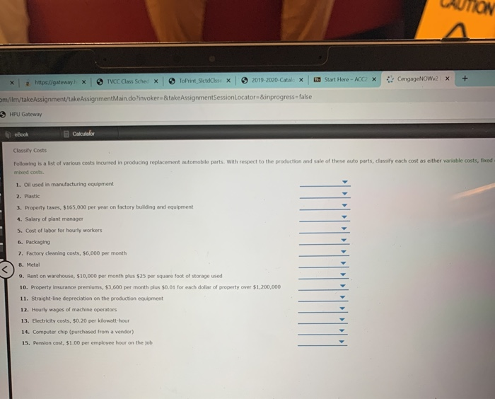  CAUTION Start Here - ACC* CengageNOW2 * + * https://gateway! VCC