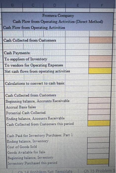 are the answer template. Thanks! PA 13. LO 16.6 Use the following