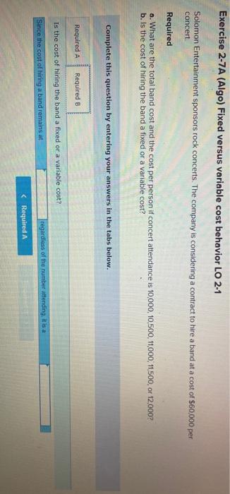 Entertainment sponsors rock concerts. The company is considering a contract to hire