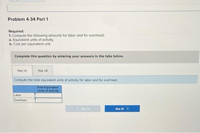 (LO 4-3, 4-4,4-5) (The following information applies to the questions displayed below.)