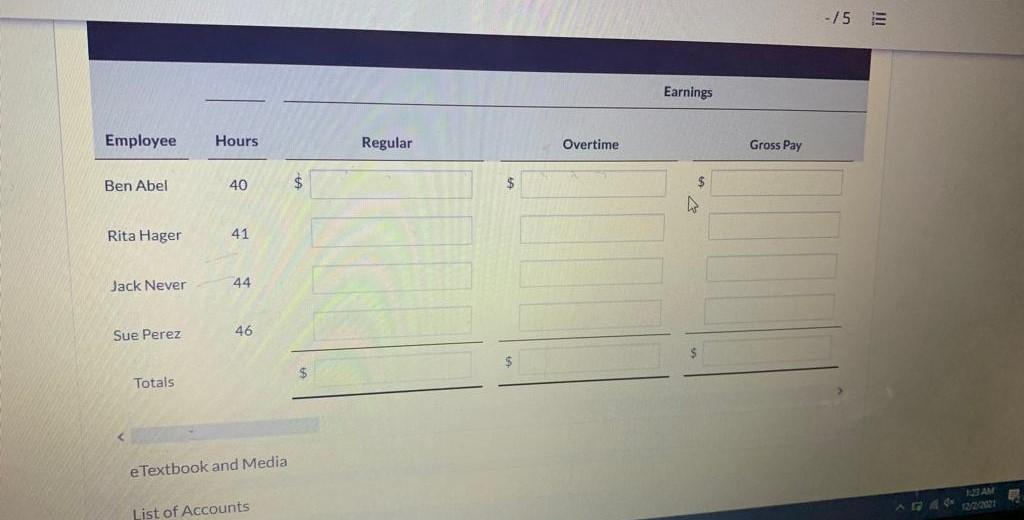 week ended March 15 are presented below. Cumulative Earnings (Jan. 1-Mar. 7)
