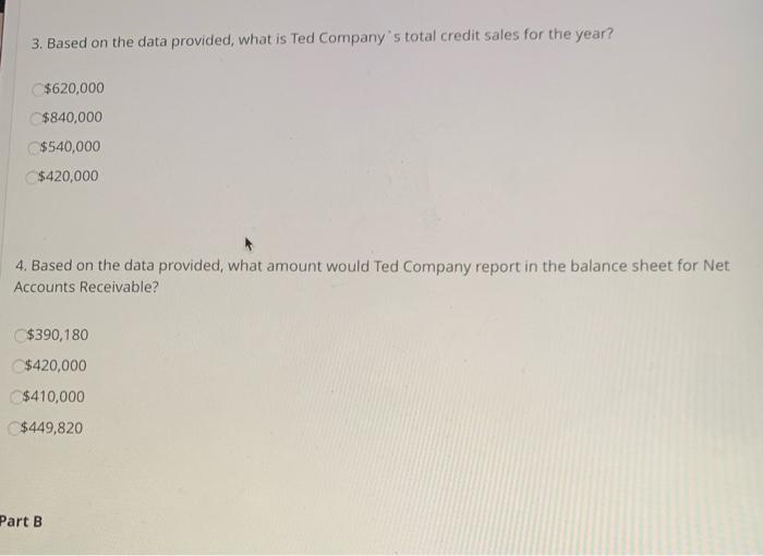 $350,000 Accounts Receivable Ending Balance of $420,000 Allowance for Doubtful Accounts Beginning