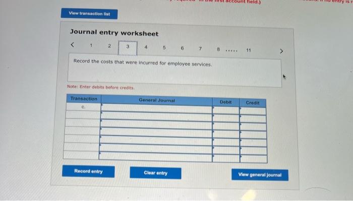 and 20% indirect e. The following costs were incurred for employee services: