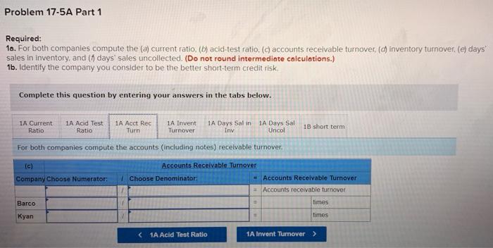 Company Data from the current year-end balance sheets Assets Cash $ 20,000