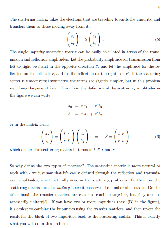 contacts or impurities in the single channel conductors or optical guides. The