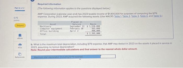 Convention: For poperry piaced in service daring the thind quarter TABLE 2d