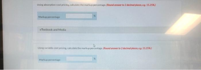 The following information is available for Ahmed Corporationis expected annual volume of