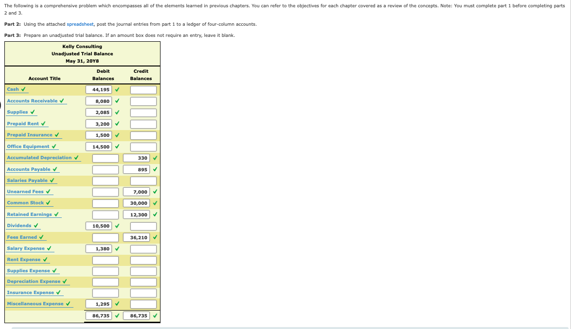 the spreadsheet using the following adjustment data. a. Insurance expired during May
