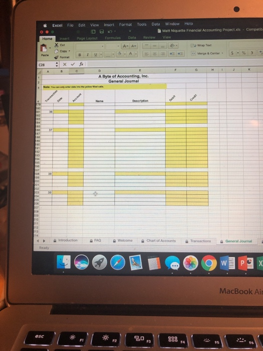 Courtney $27,500 in cash, computer equipment with a fair market value of