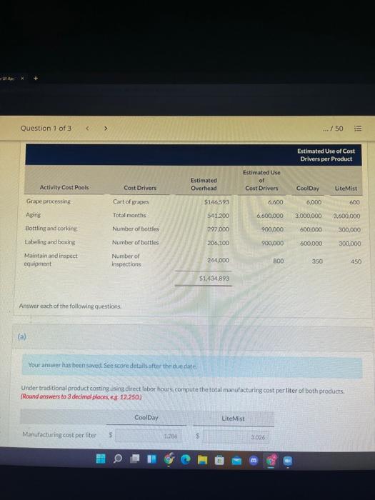 produces two grades of non-alcoholic wine from grapes that it buys from