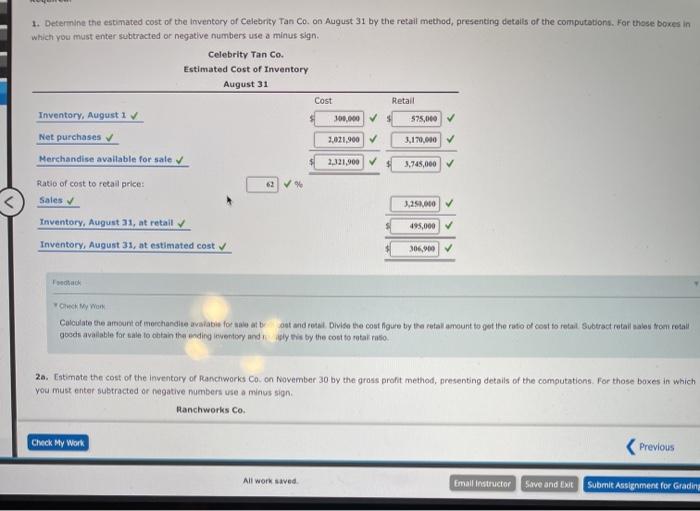 method Selected data on inventory, purchases, and sales for Celebrity Tan Co