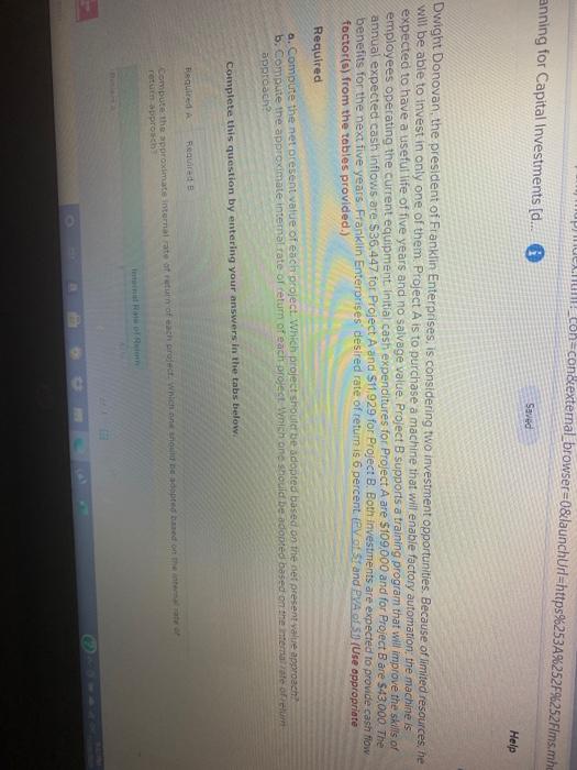  LIL_con=con external_browser=0&launchurl=https%253A%252F%252Fims.me anning for Capital Investments [d.. Saved Help Dwight Donovan,