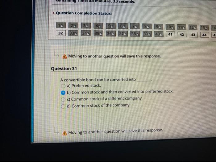  Das minutes. 55 Seconds Question Completion Status: 50 60 12 13