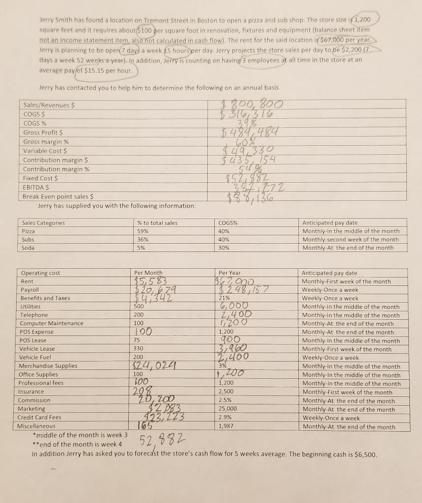 I need help with the second page, I am stuck. Jerry Smith