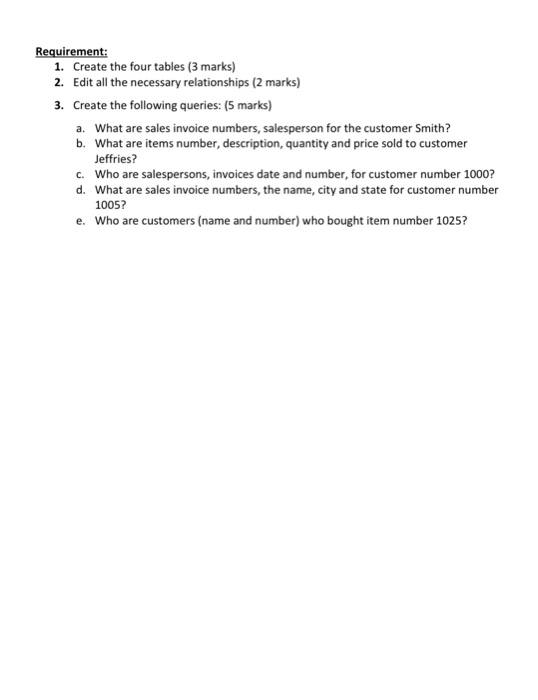 # - Customer Name - 1000 Smith 1001 Jones 1002 Jeffries 1003