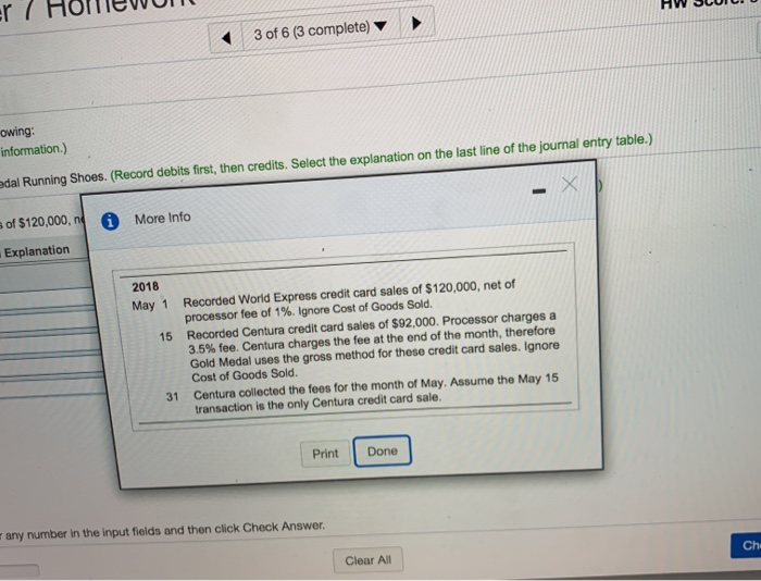 of 10 pts E7-19 (similar to) Gold Medal Running Shoes reports the