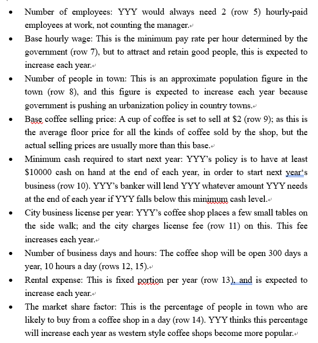 formula could be copied and pasted into columns D, and E using