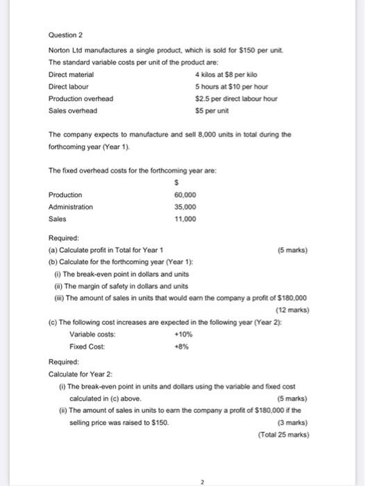 Ltd produces Two products X and Y. The original budgeted details for