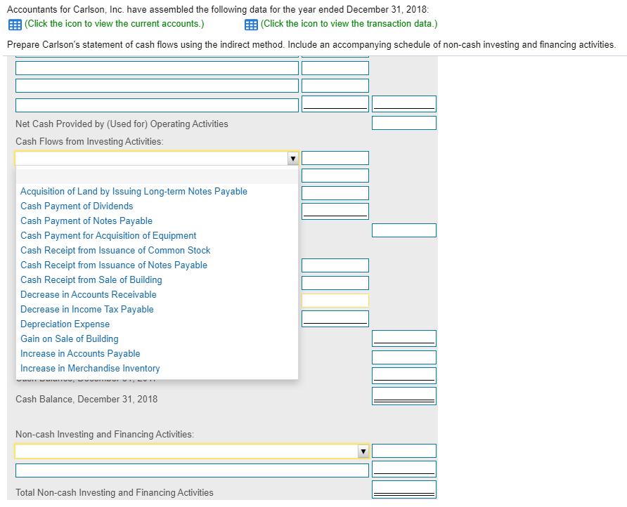 long-term notes payable Book value of building sold $ 45,000 Payment of
