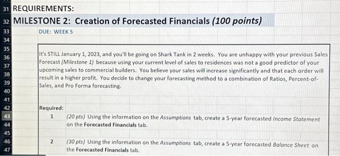 by using formulas, or to the side or below - clearly labeling