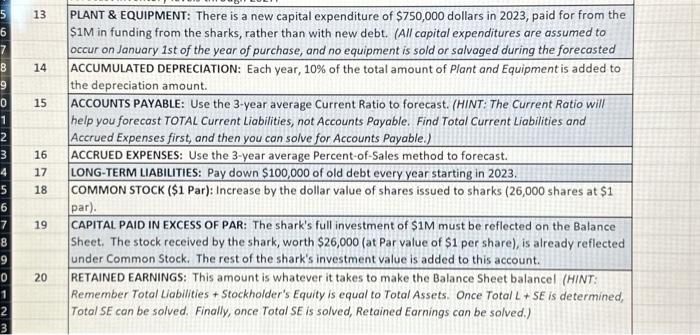 Compute Required New Funds (RNF) for each year CiuNT: See Formula 4:1