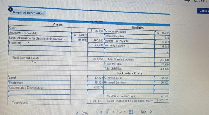 one year of the purchase date. January 6 Purchase additional inventory on