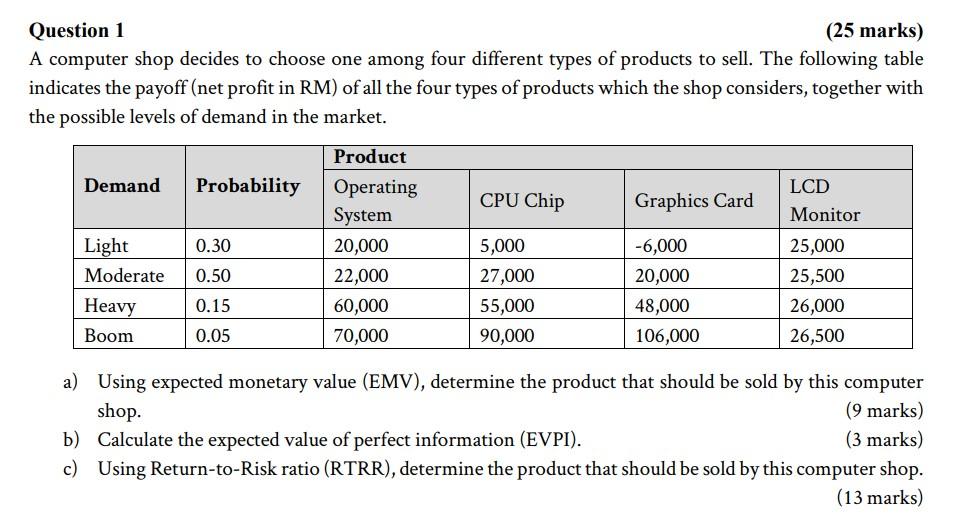 THIS IS QUANTITATIVE METHODS REFER FROM; T.K. LAU (2015). QUANTITATIVE BUSINESS,(3rd Ed.).