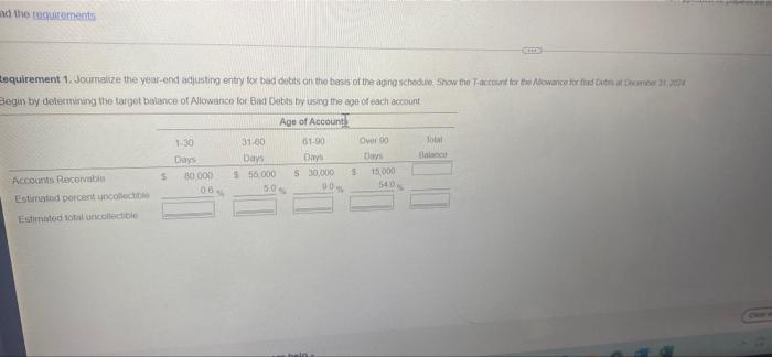 31, 2024 2. Show how Questor Application Inc will report its net
