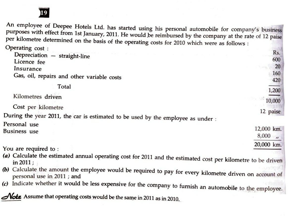 Please 100% correct within 10 minutes or else skip 19 An employee