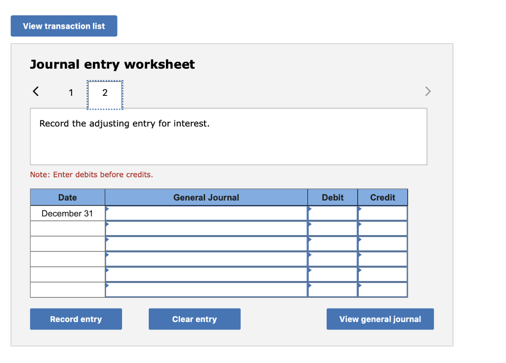 Interest is payable at maturity. Record the issuance of the note and